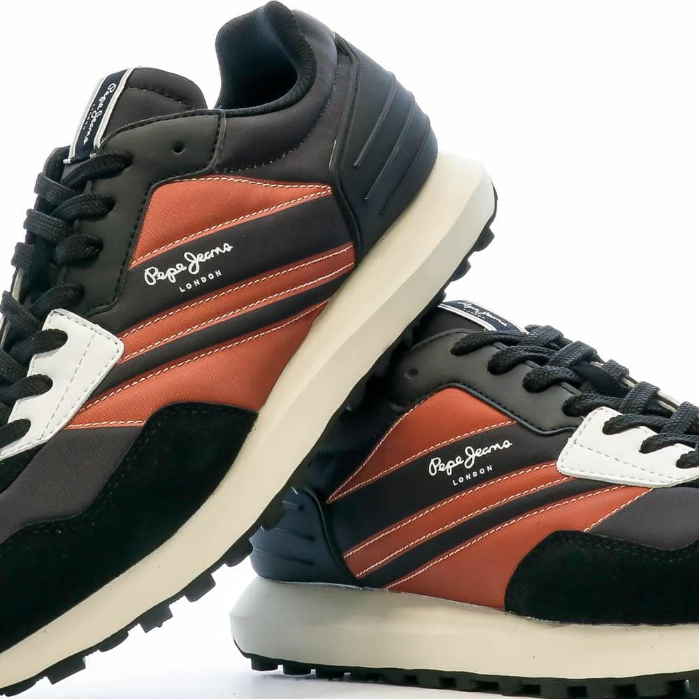 Baskets Noir/Camel Homme Pepe Jeans Foster 7