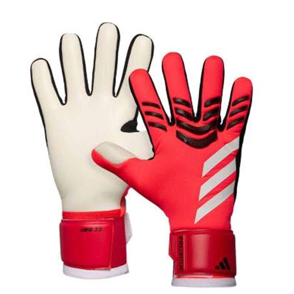 Gants de gardien Rouge/Blanc/Noir Homme Adidas Pred 1