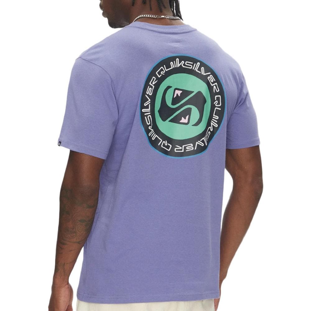 T-shirt Violet Homme Quiksilver Circle Back 2