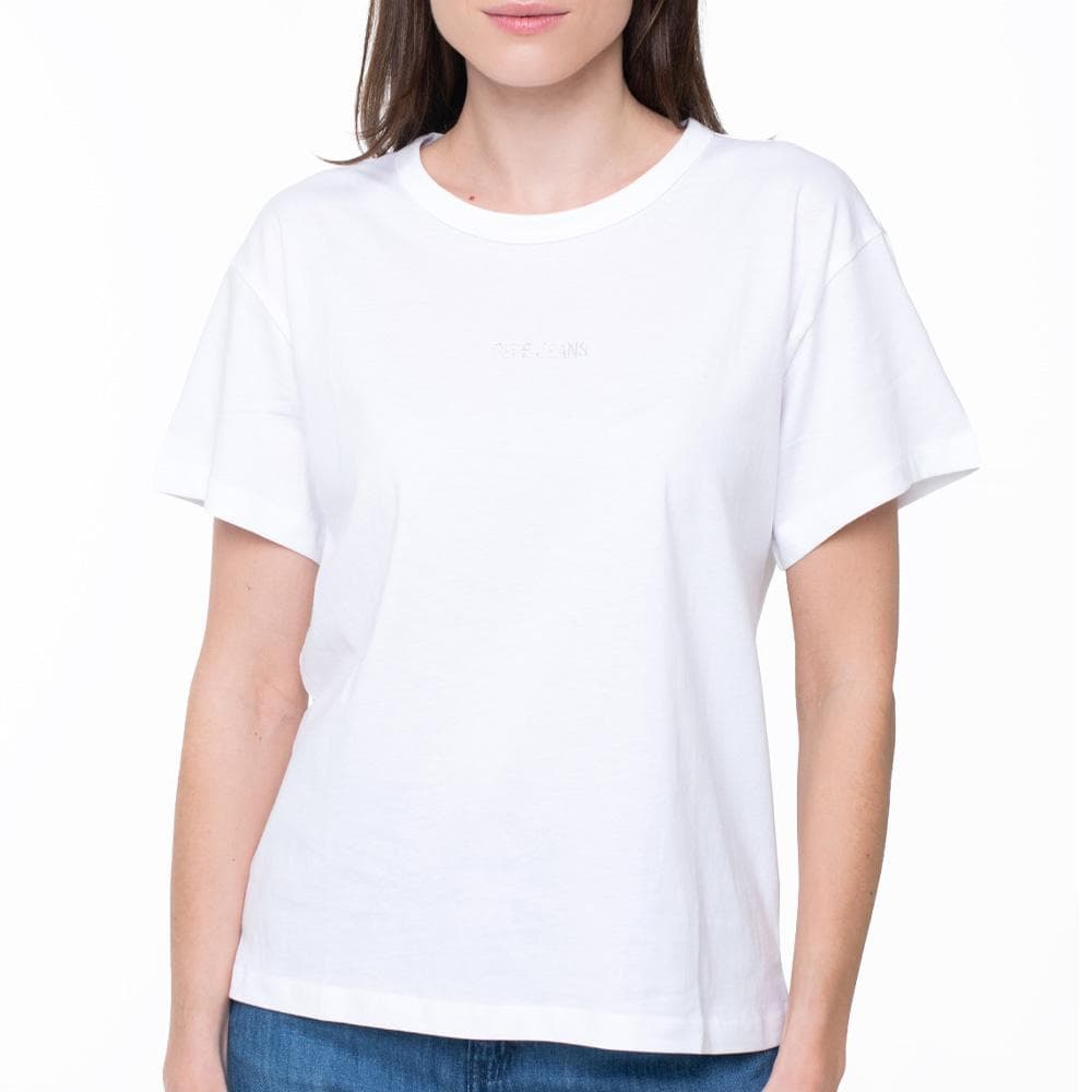 T-Shirt Blanc Femme Pepe jeans Pjl L Nd 1