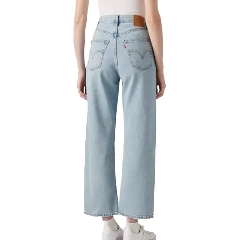 Jean Bleu Clair Femme Levi's Ribcage Straight 2
