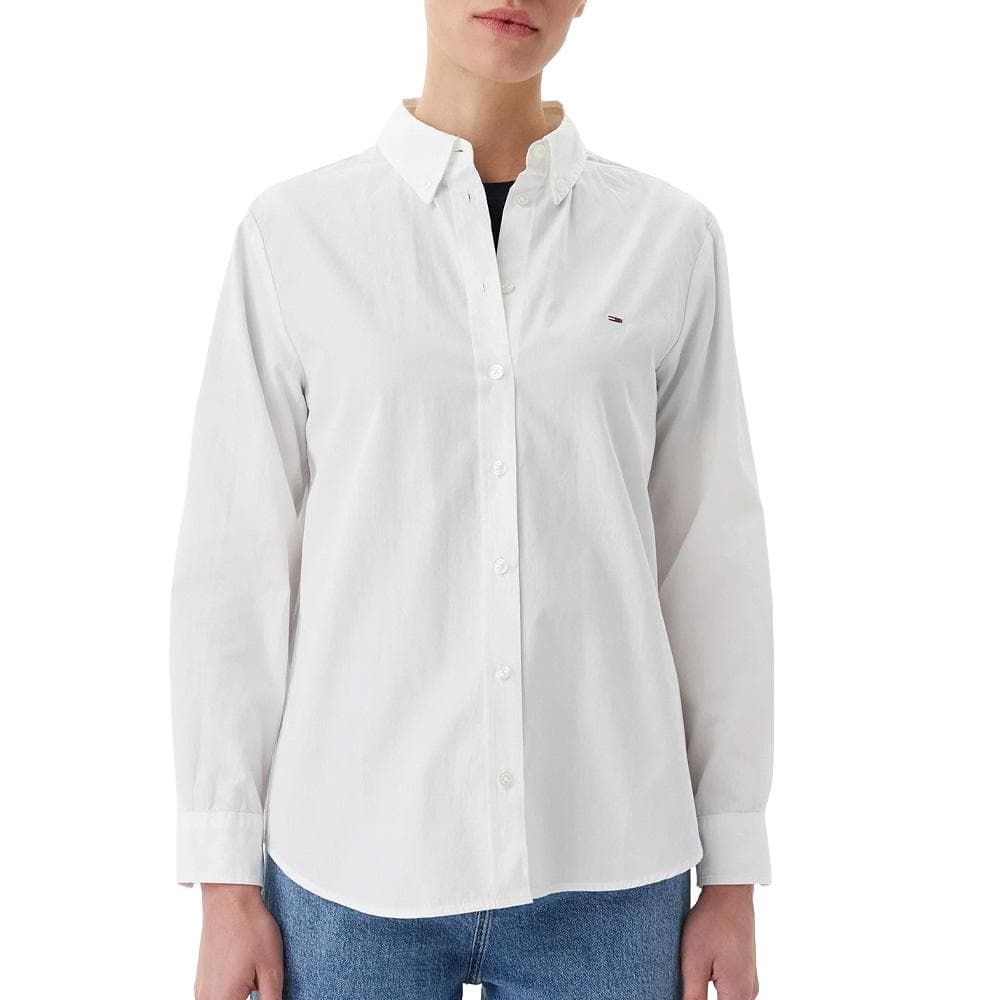 Chemise Rayure Blanche Femme Tommy Hilfiger Pinstripe 1