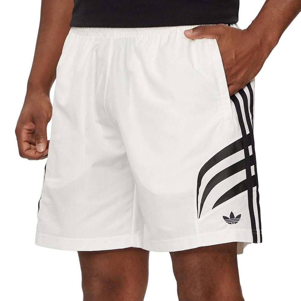 Short Blanc/Noir Homme Adidas Q3 Atl 1