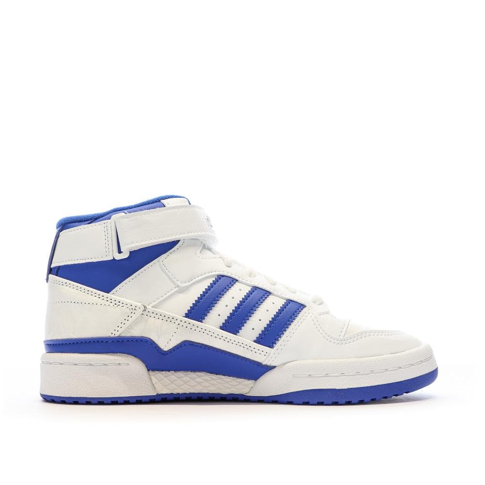 Baskets Blanc/Bleu Garçon Adidas Forum Mid 2