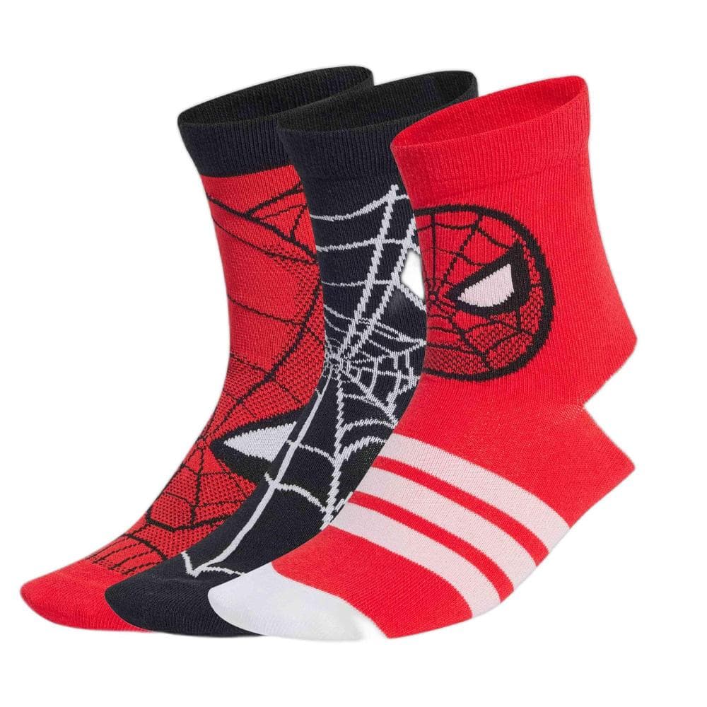 X3 Paires de Chaussettes Spider-Man Rouge Garçon Adidas Performance Marvel 1