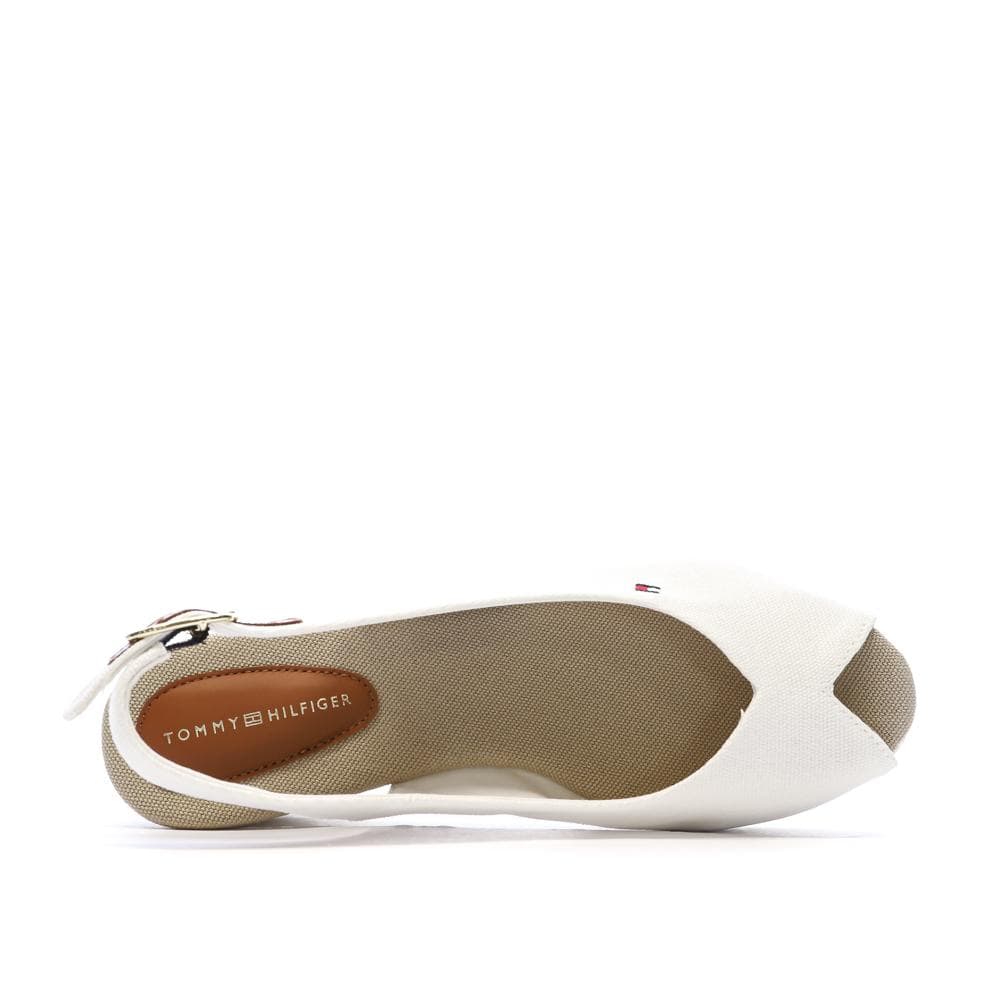 Sandales Blanches Femme Tommy Hilfiger Flag 4