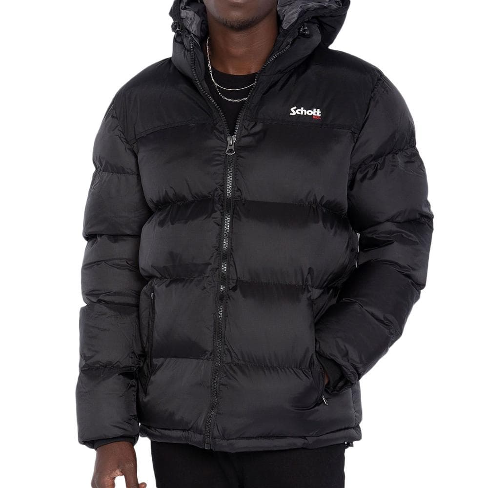 Doudoune Noir Homme Schott Utah 1