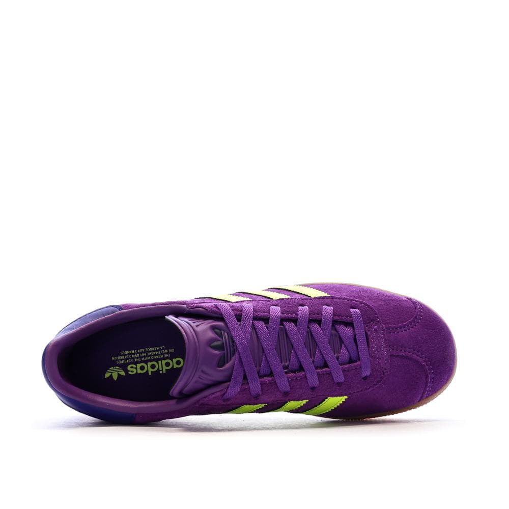 Baskets Violettes/Jaunes Enfant Adidas Gazelle 4