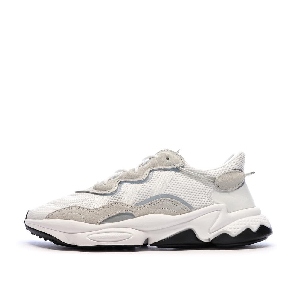 Baskets Blanc/Beige Homme Adidas Ozweego 1