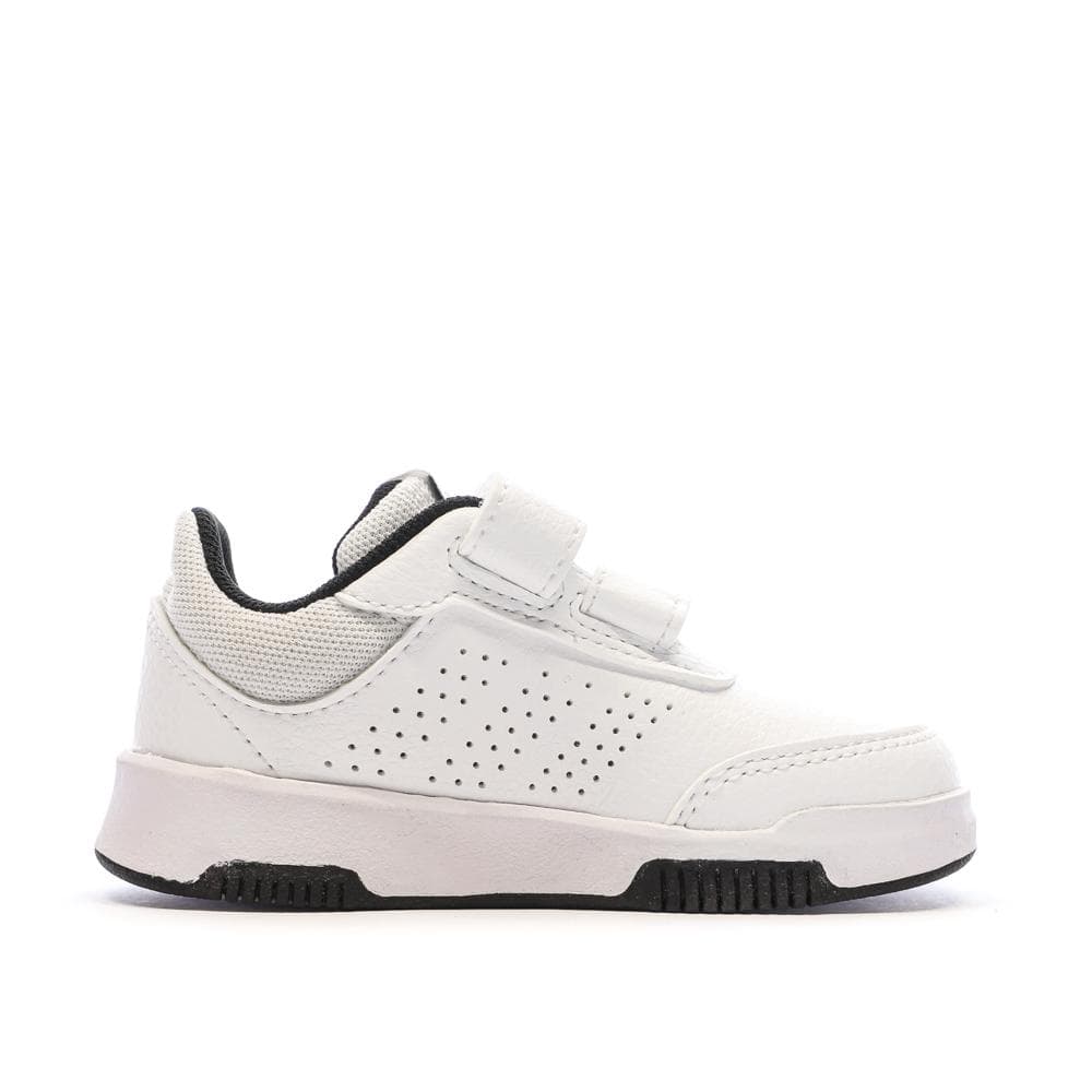 Baskets Blanches/Noir Garçon Adidas Tensaur 2