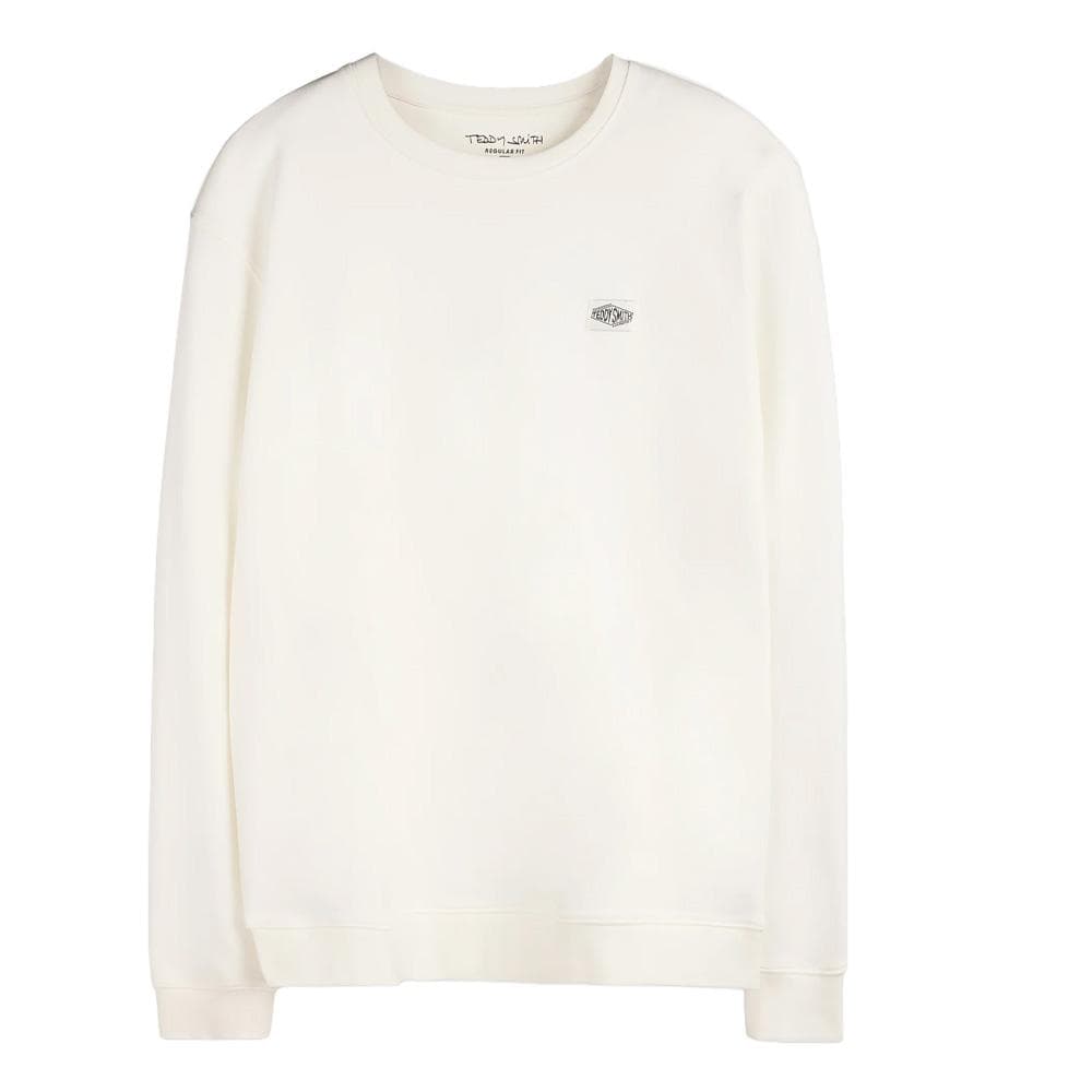 Sweat Blanc Homme Teddy Smith Dylan 1