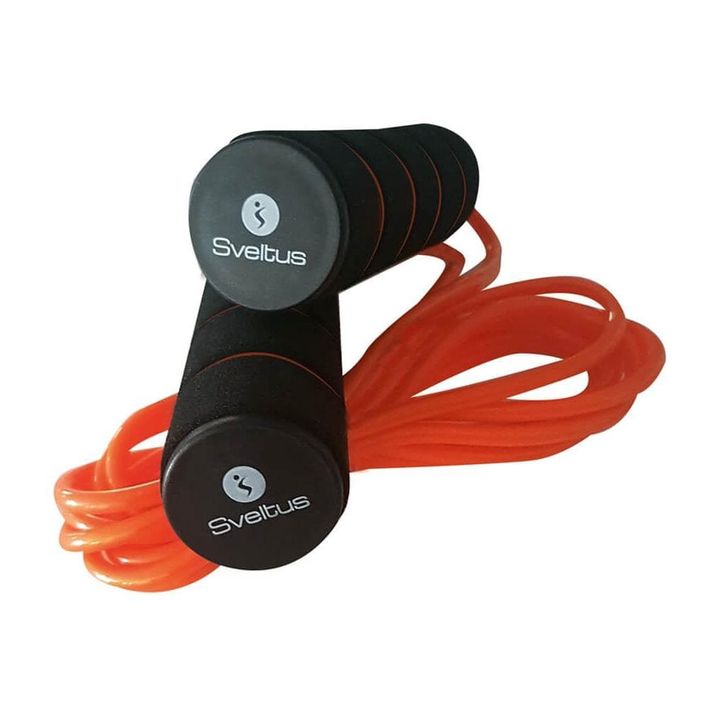Corde à sauter PVC lestable Orange/Noir Sveltus 2
