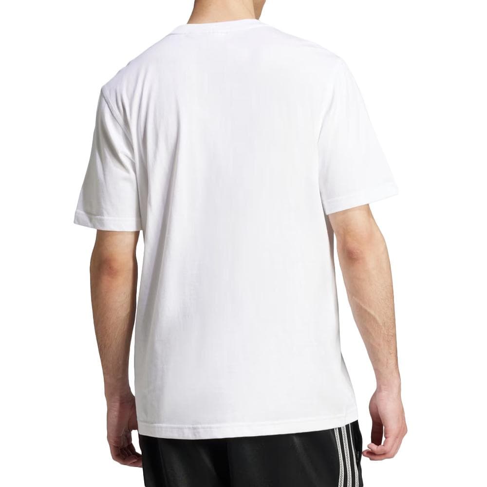 T-Shirt Blanc Homme Adidas Trefoils JI8544 2