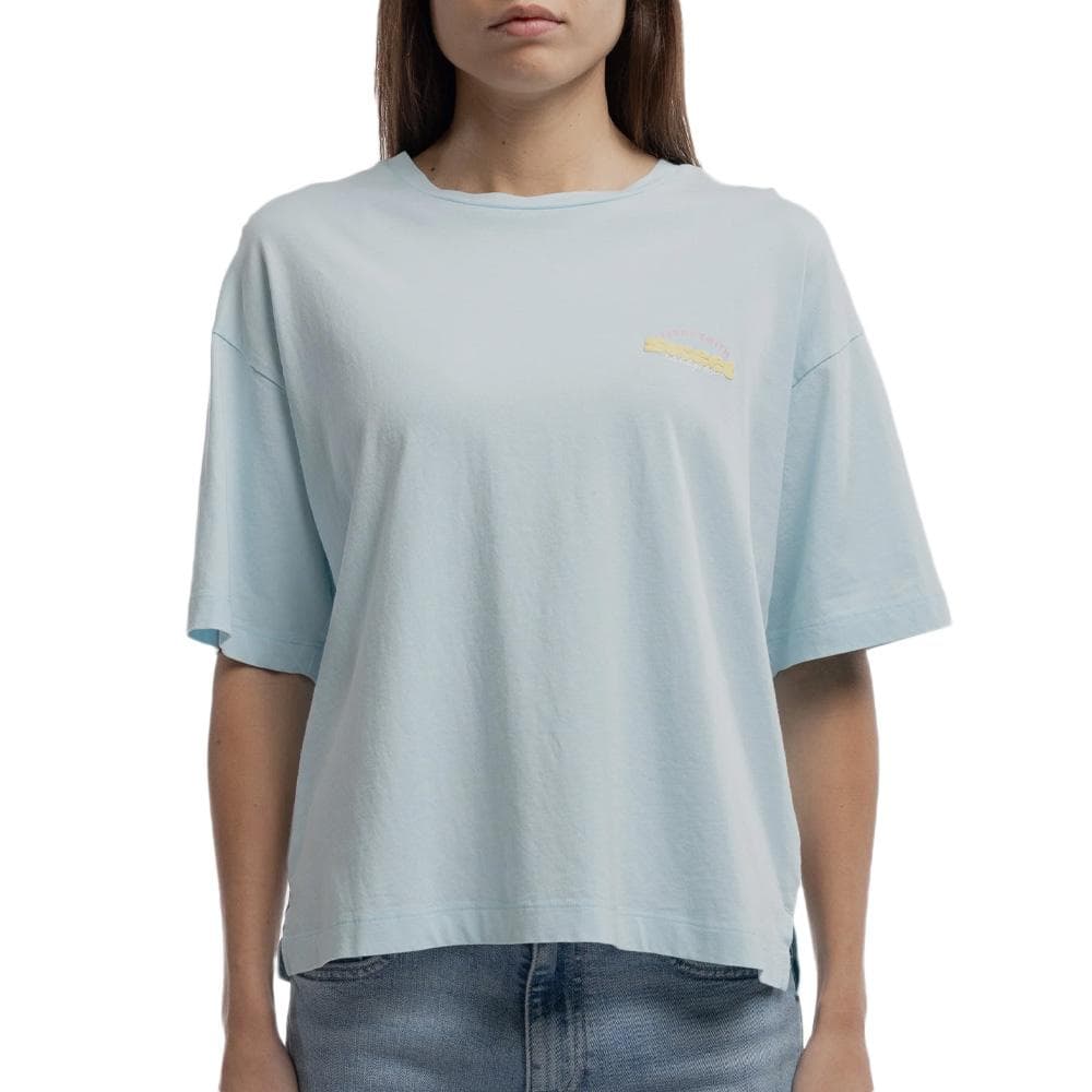T-shirt Bleu Femme Teddy Smith Icy 1