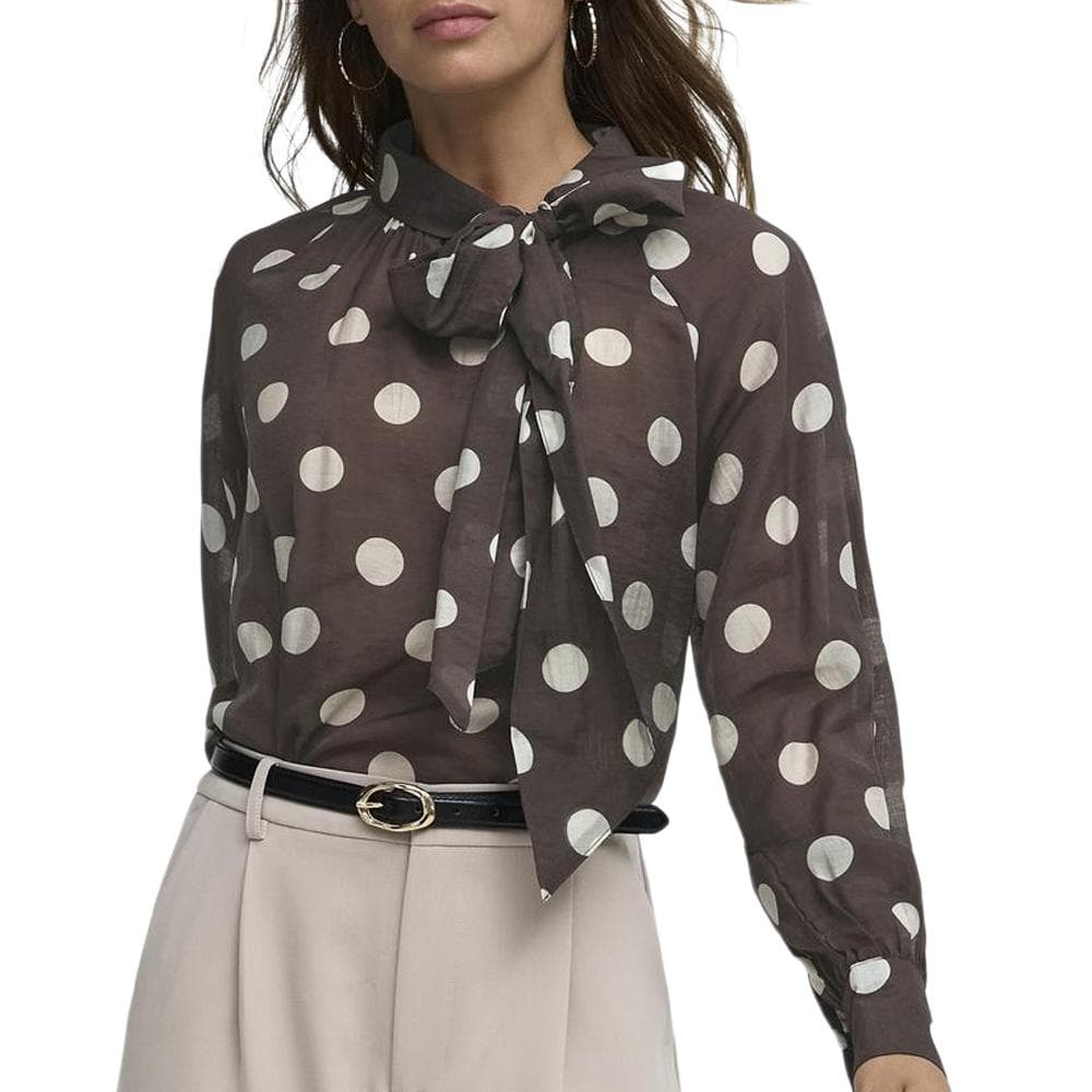 Blouse à pois Marron Femme JDY Fay 1