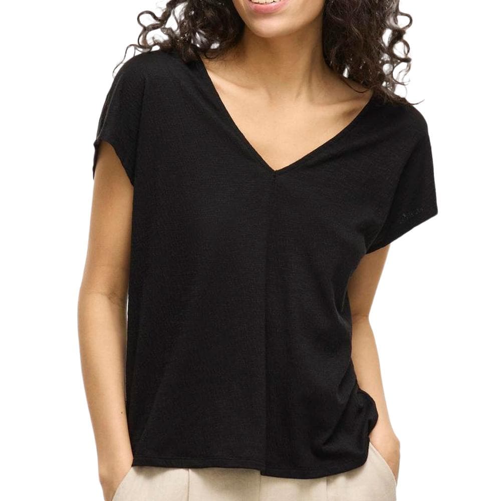 T-Shirt Noir Femme Vila Visyma 1