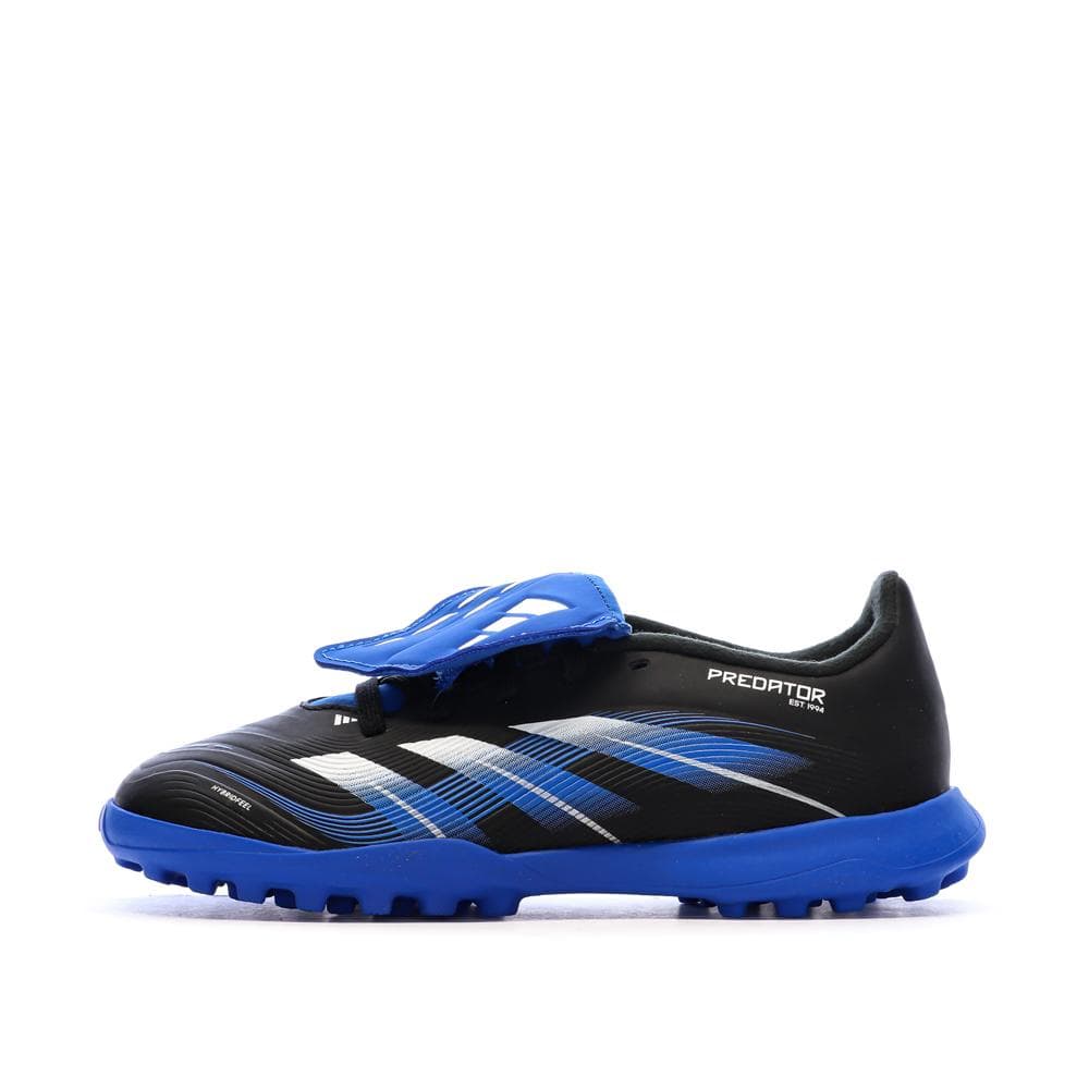 Chaussures de Foot Noir/Bleu Junior Adidas Predator League FT 1