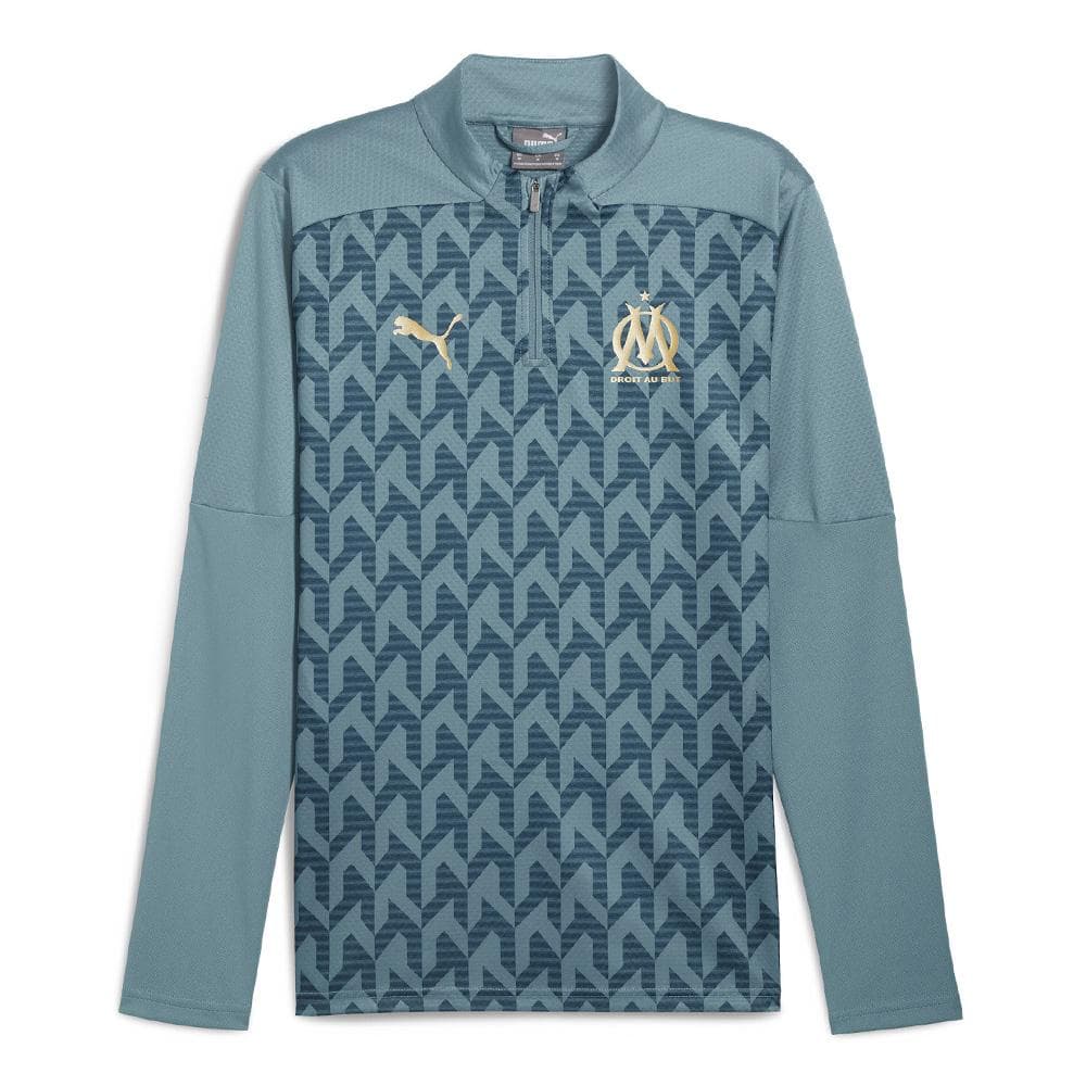 OM Sweat 1/4 zip Bleu Homme Puma 24/25 1