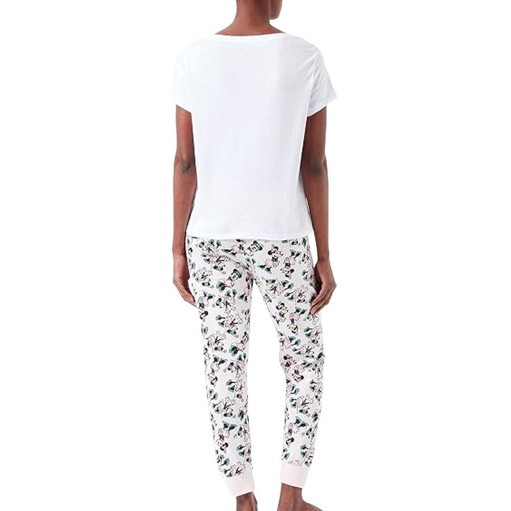 Pyjama Blanc/Noir Femme Disney Good Vibes Minnie 2