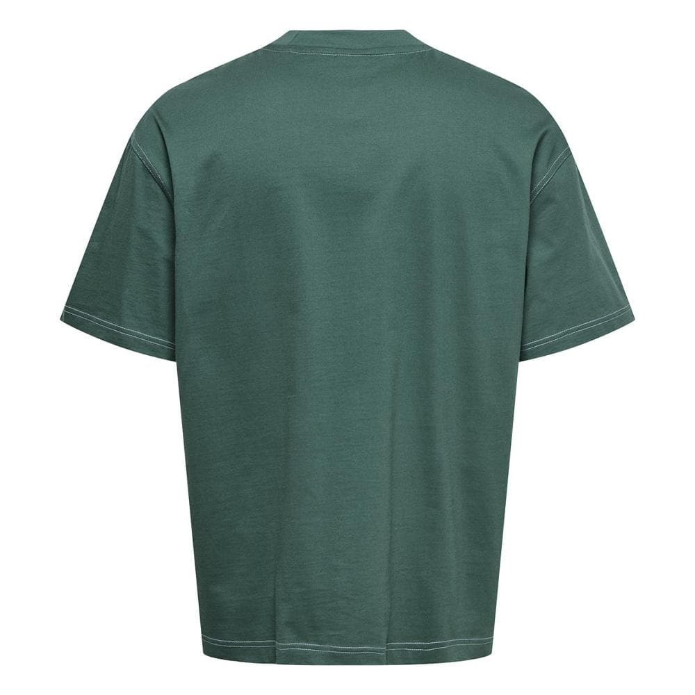 T-Shirt Vert Homme Only & Sons Larry Life 2