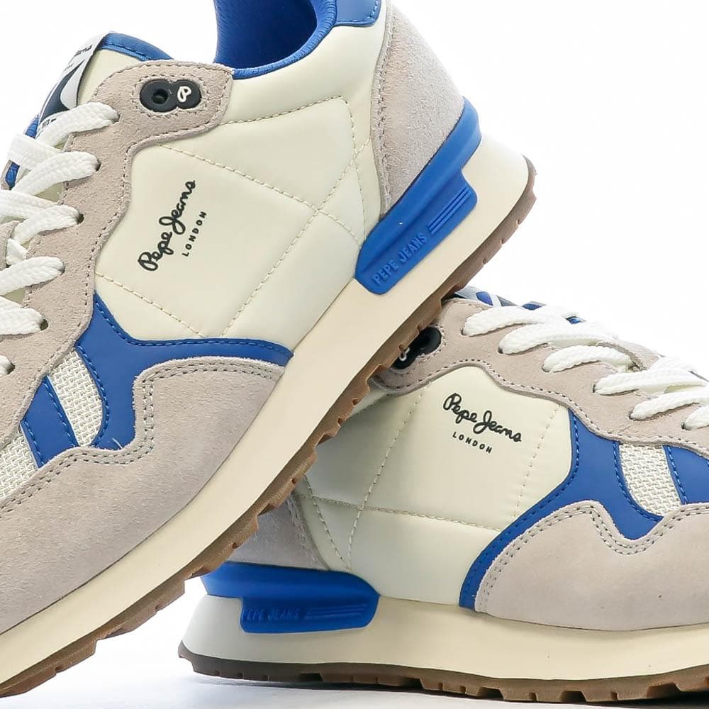 Baskets Beige/Bleu Homme Pepe Jeans Heritage 7