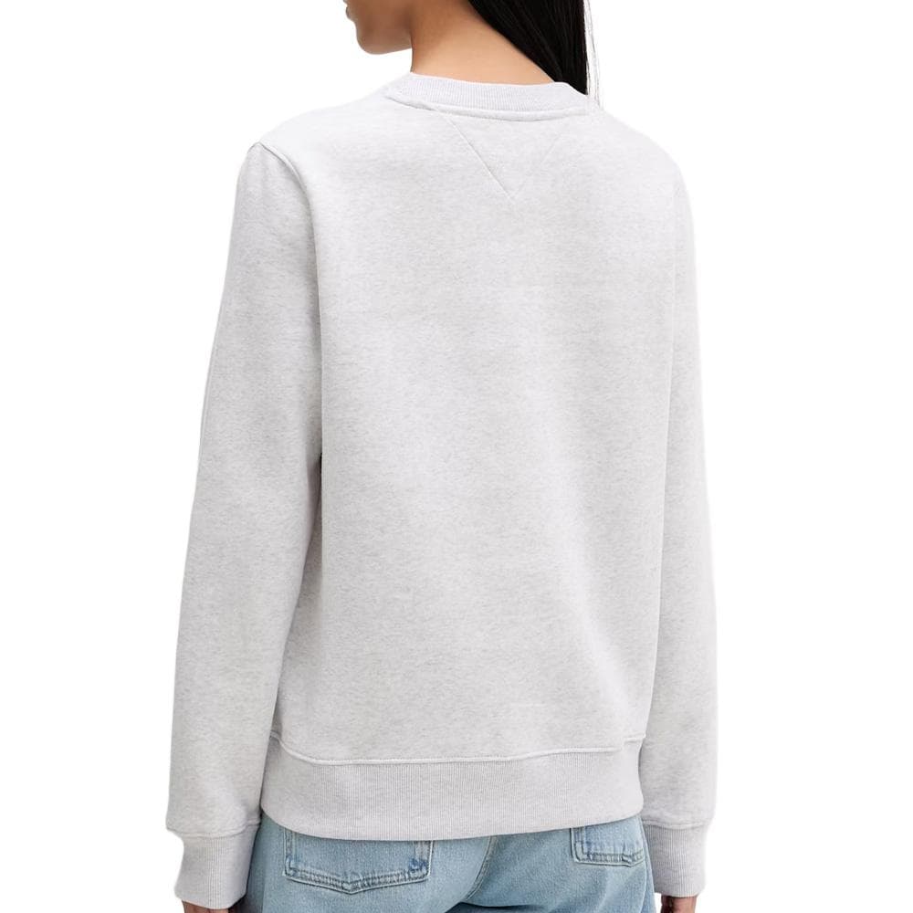 Sweat Gris Femme Tommy Hilfiger Flag Crew1 2