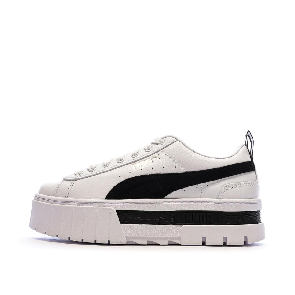 Baskets Blanc/Noir Femme Puma Mayze 381983 1