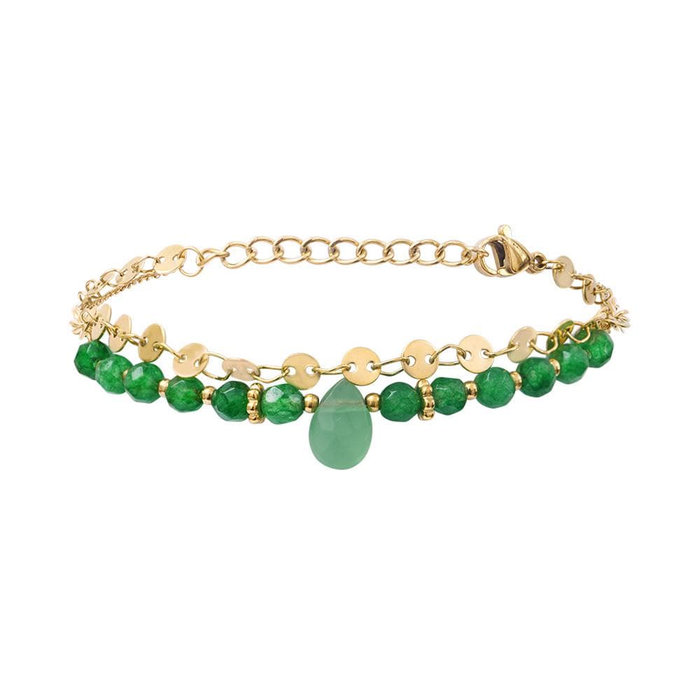 Bracelets Doré/Vert Femme Clio Blue Lisa 1