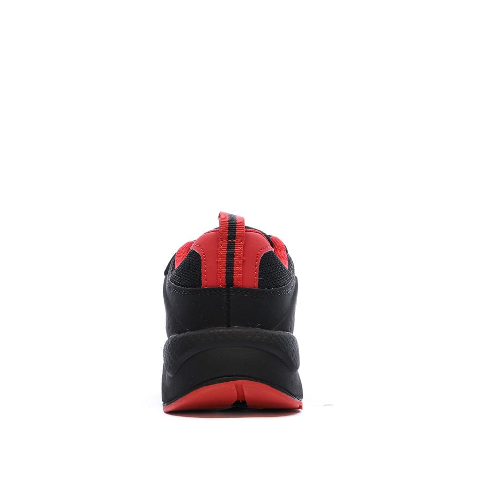Baskets Noires/Rouge Garçon Kappa Logo Safir 2 3