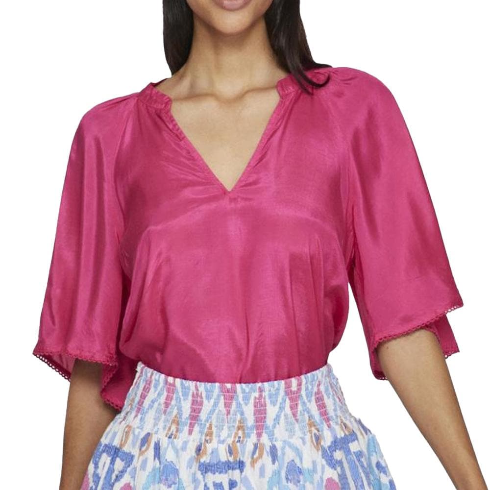 T-Shirt Rose Femme Vila Tinna 1