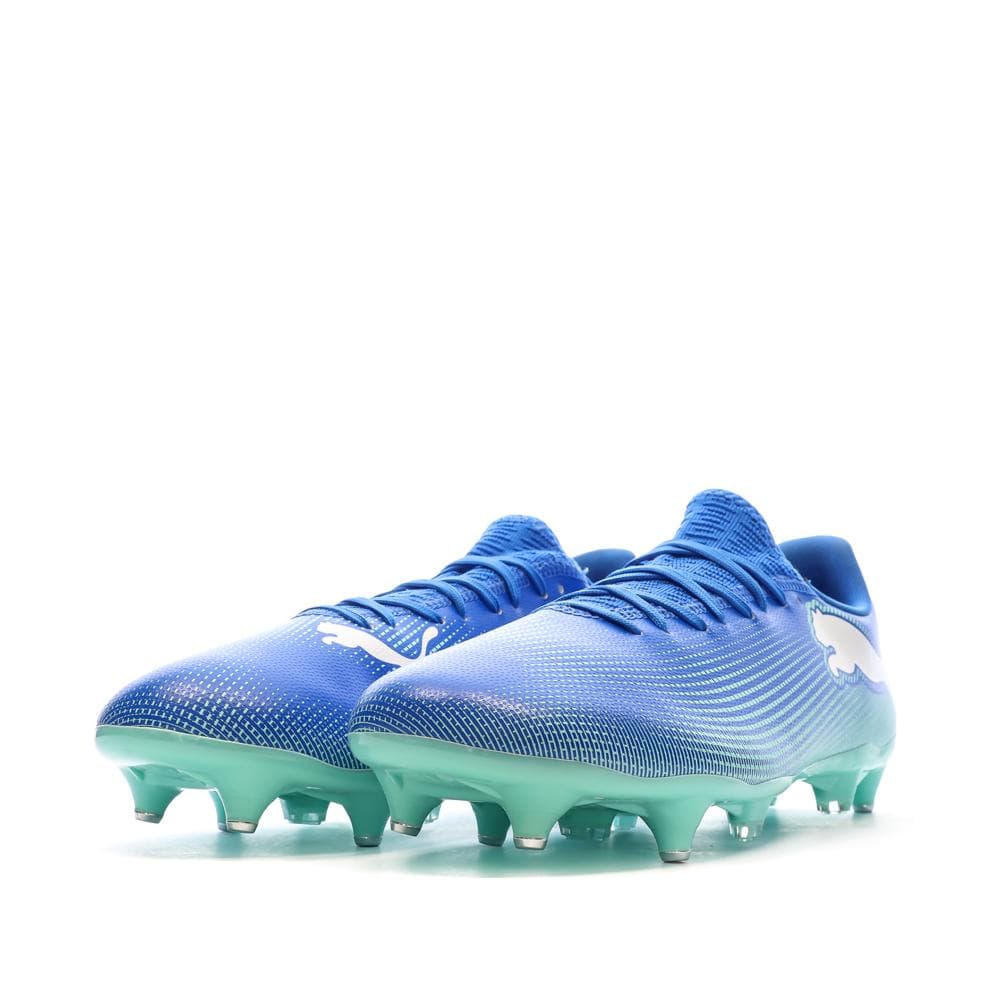 Chaussures de Foot Bleues Homme Puma Future 7 Play MxSG 6