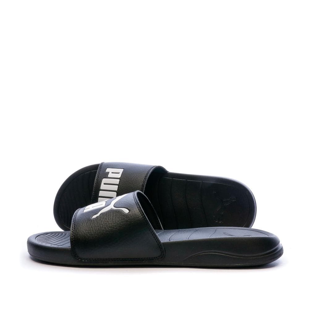 Claquettes noires homme Puma Popcat 20 1
