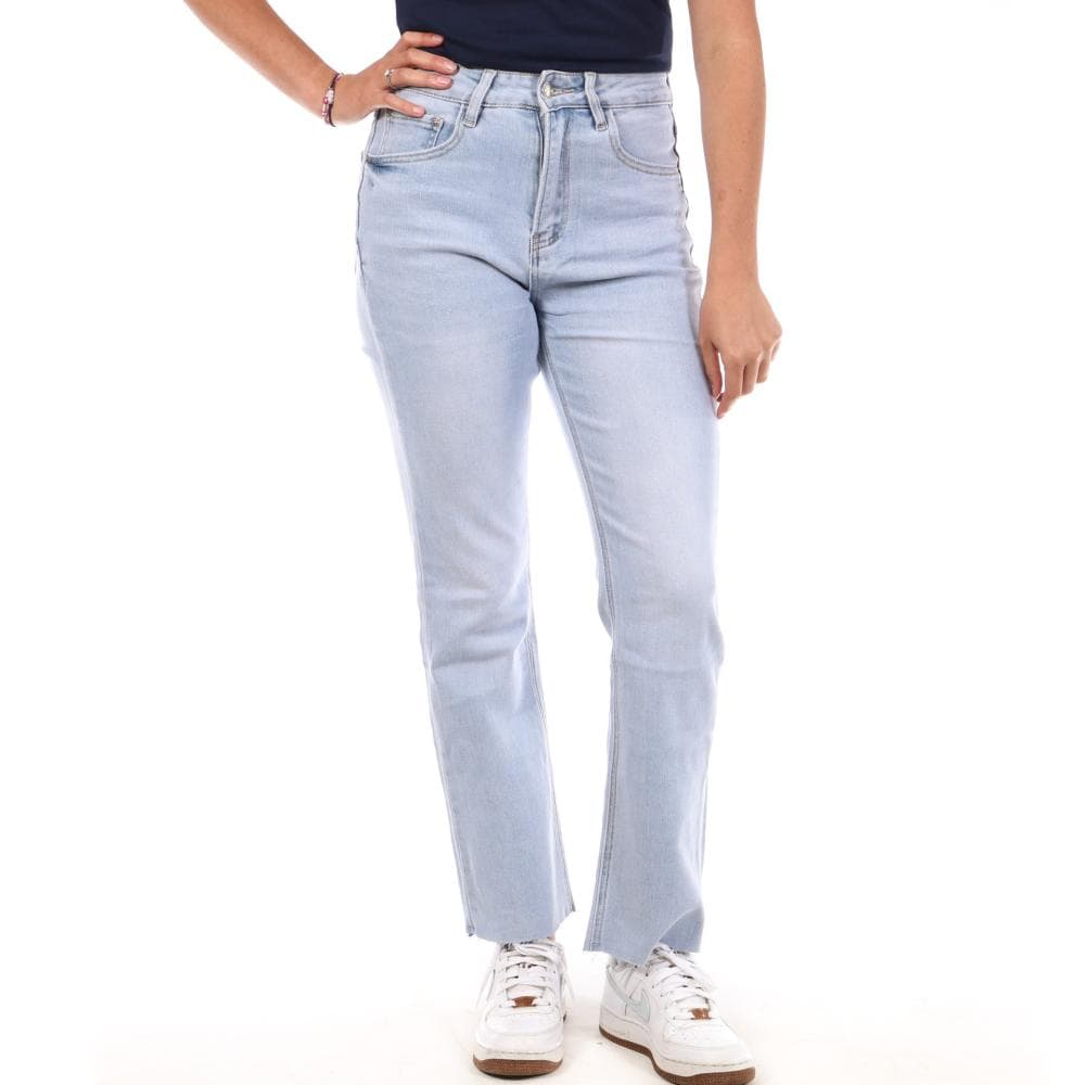 Jean Droit Bleu Clair Femme Monday Premium 11 1