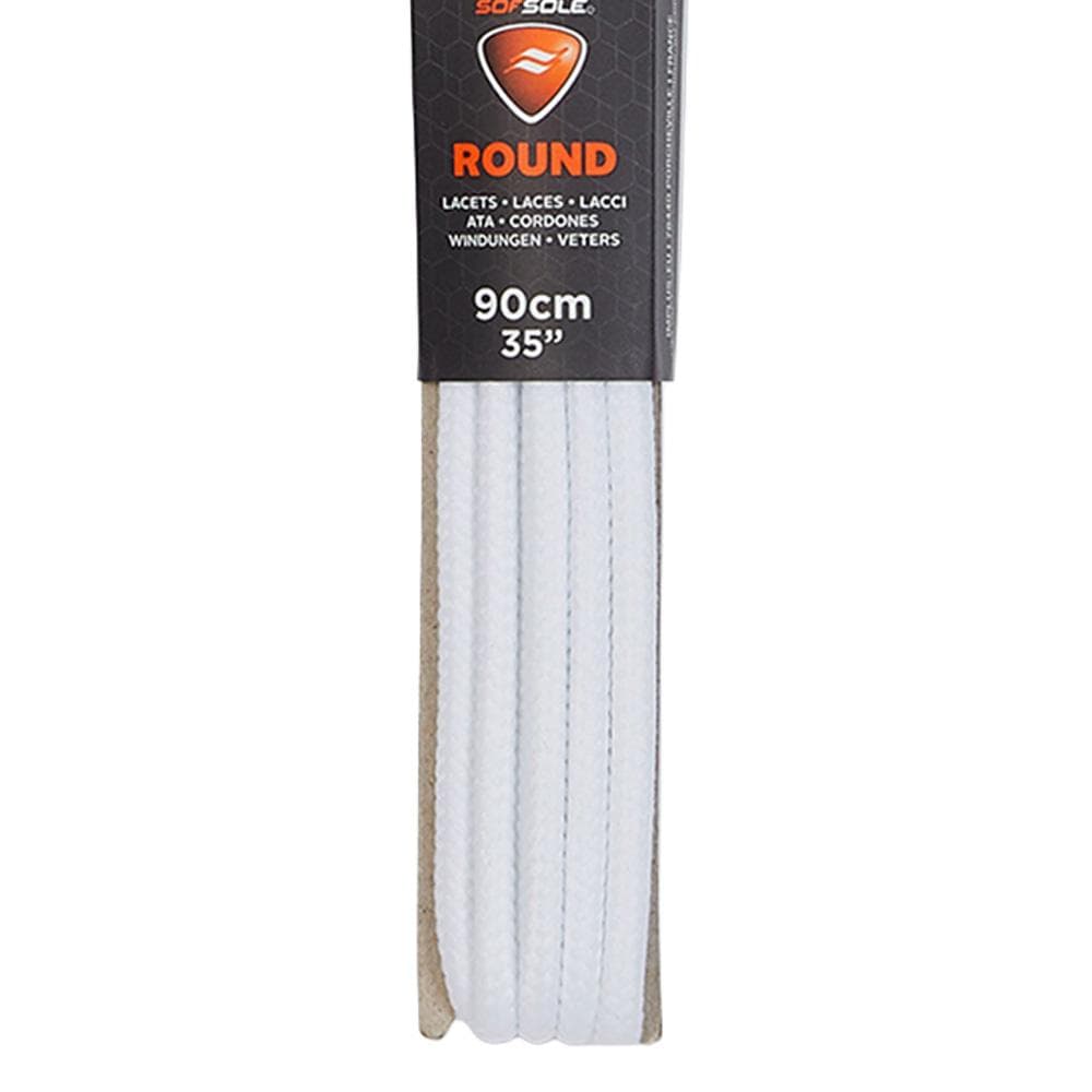 Lacets Blanc Mixte Sofsole Dring Round White 90 Cm 2