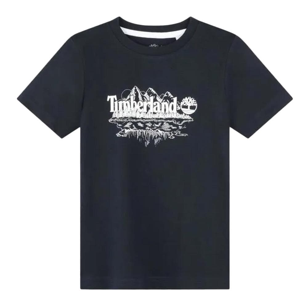 T-Shirt Marine Bébé Timberland T60139 1
