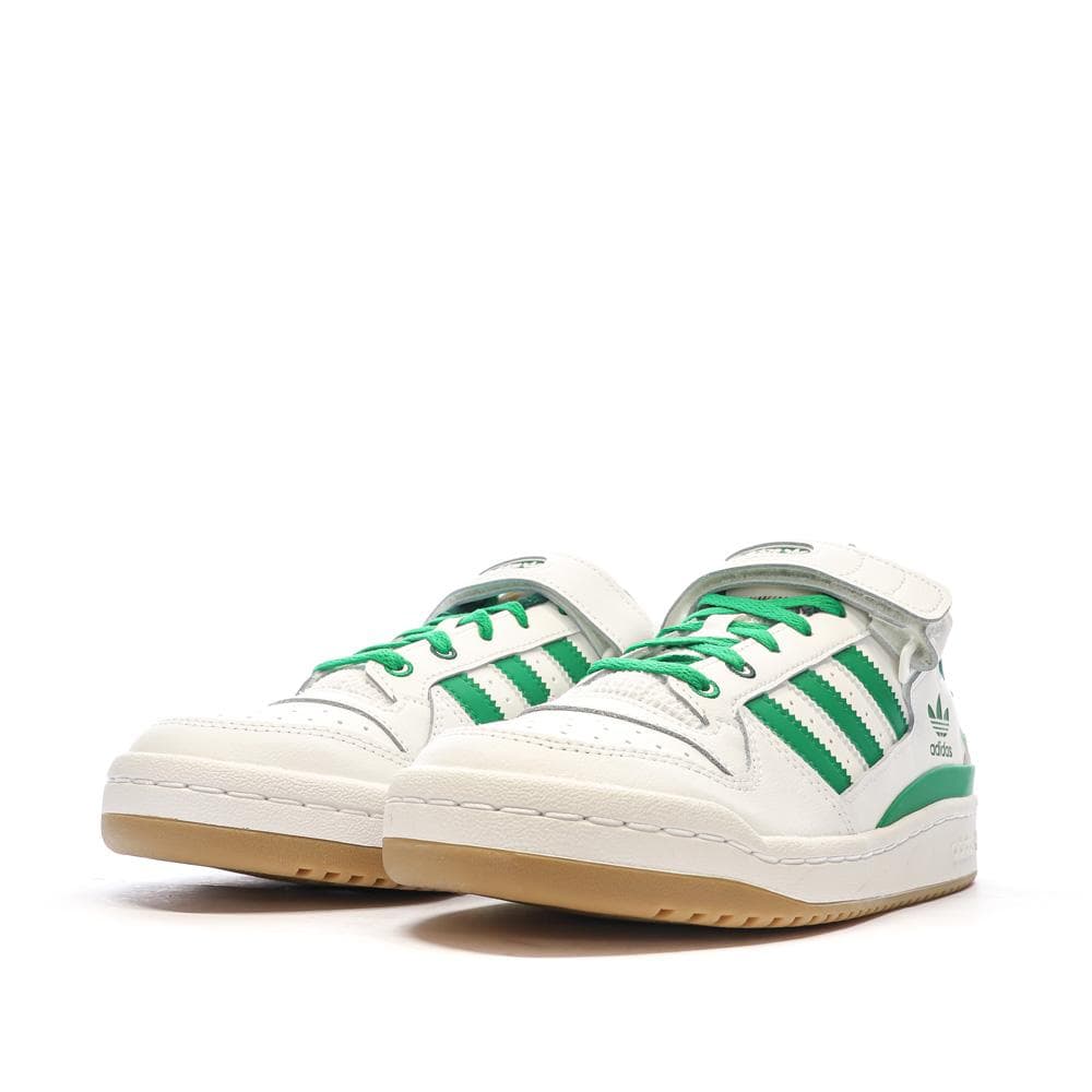 Baskets Blanches/Vertes Homme Adidas Forum 6