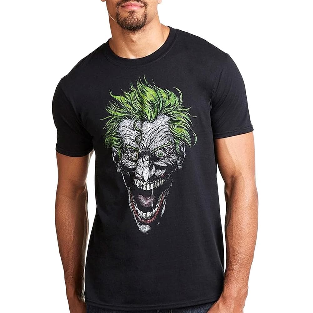 T-Shirt Noir Homme Dc Comics Joker 1 1