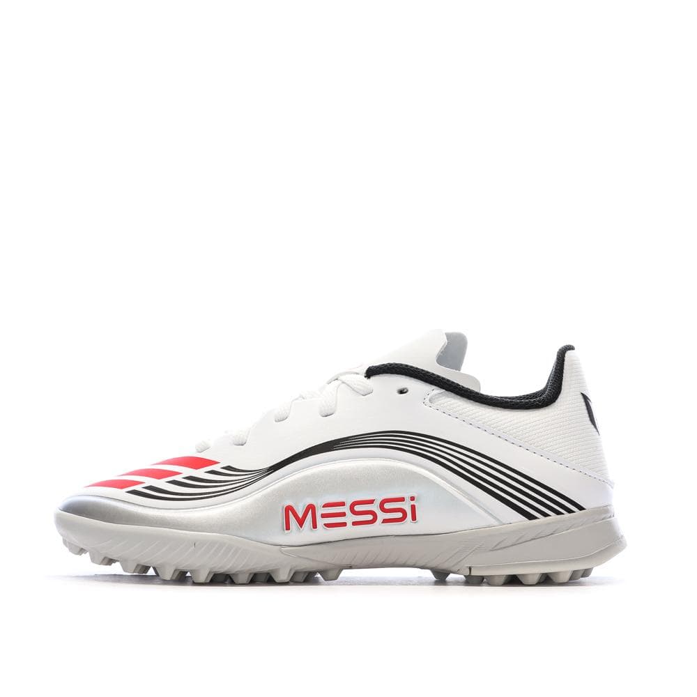 Chaussures de Foot Blanc Junior Adidas F50 Messi League TF 1