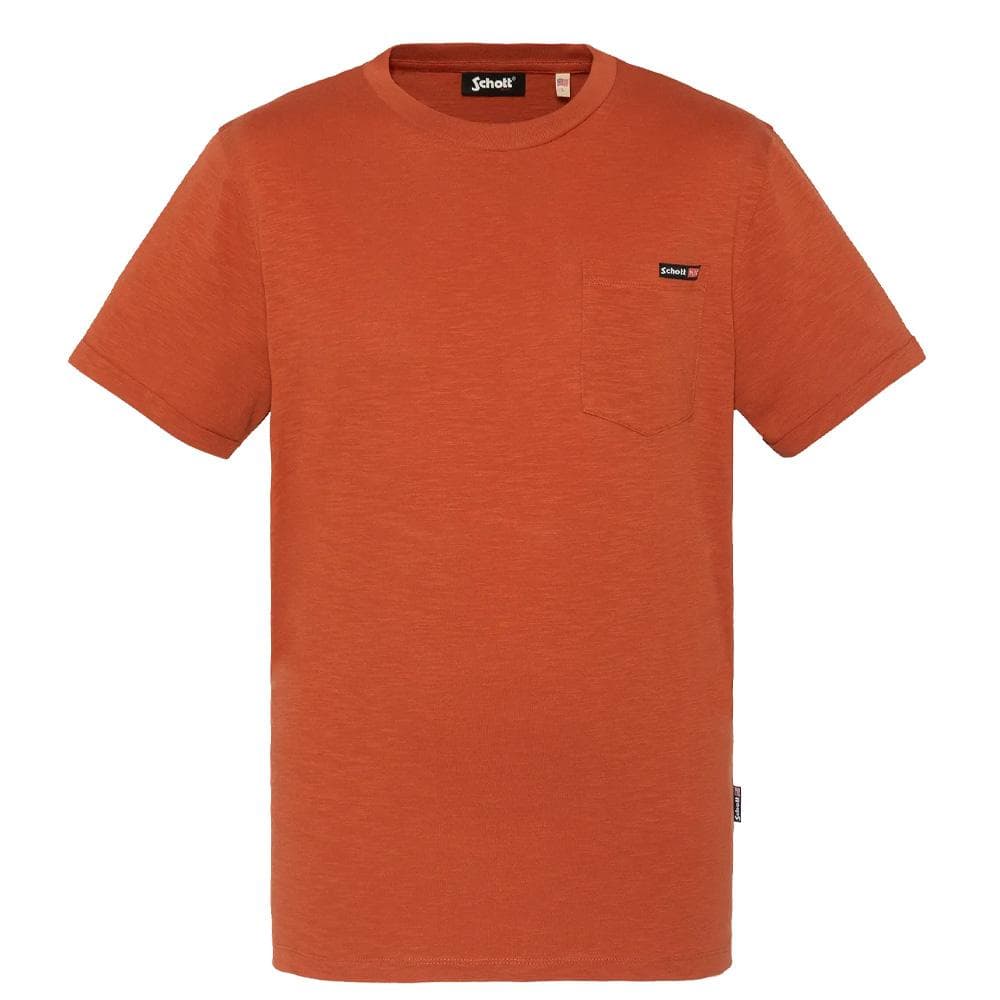 T-Shirt Terracotta Homme Schott TSKEA1 2