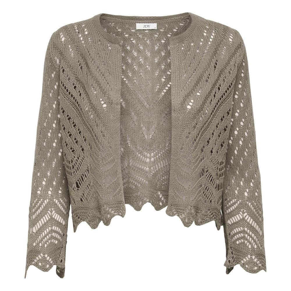 Cardigan Marron Femme JDY Sun 3/4 Cropped 2