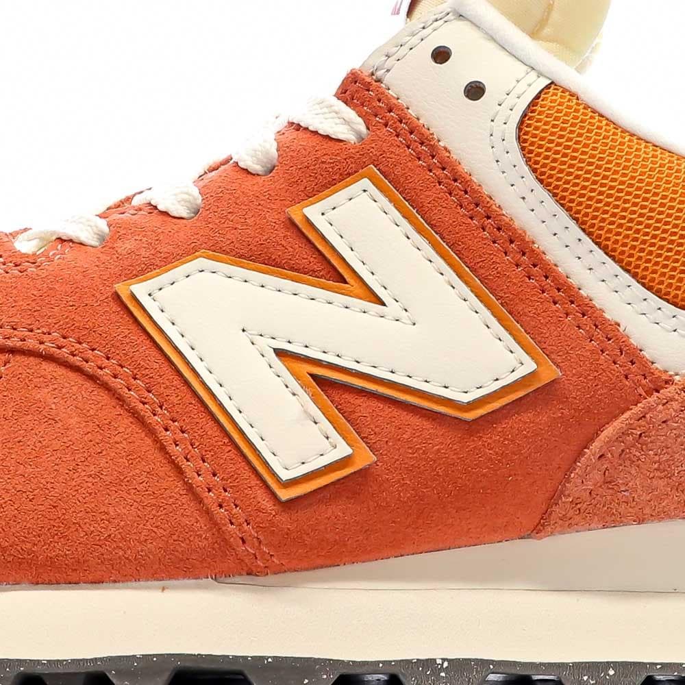 Baskets Orange/Gris Homme New Balance 574 7