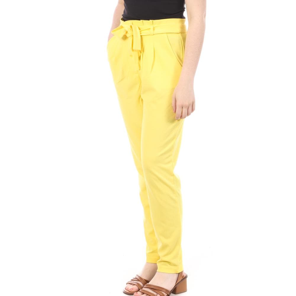 Pantalon Fluide Jaune Femme JDY Tanja 1