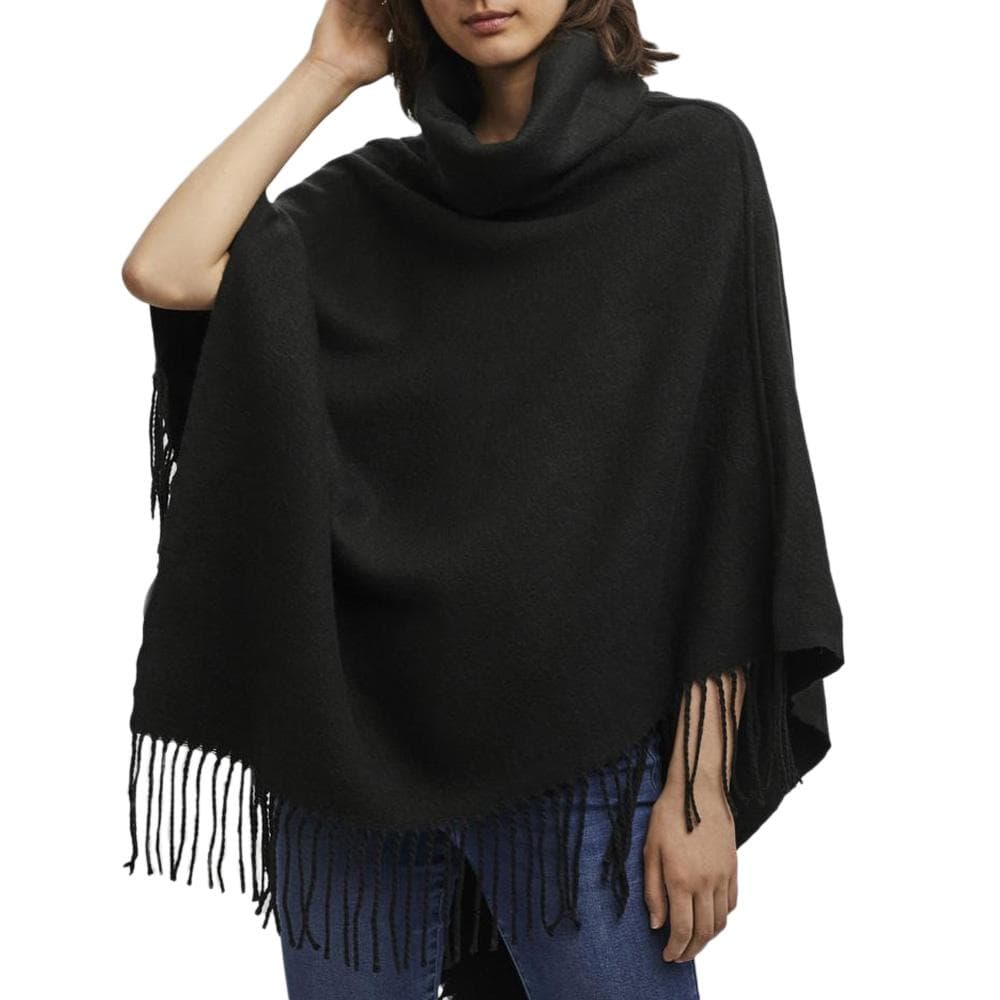 Poncho Noir Femme Vero Moda Kleo 1