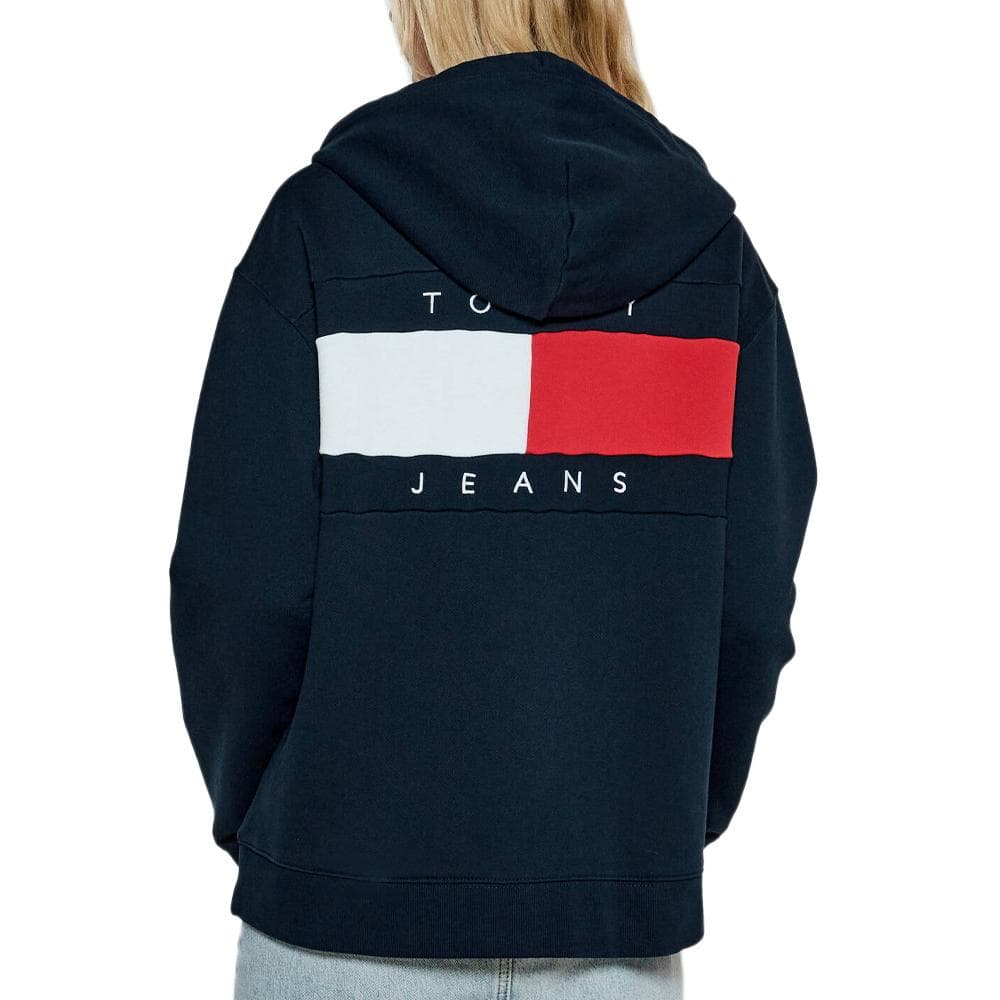 Sweat Zippé Marine Femme Tommy Hilfiger Blocking 2