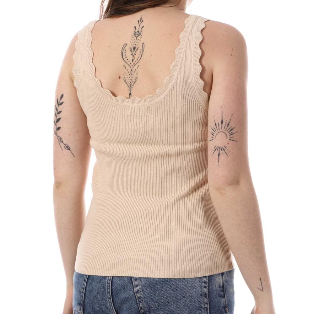 Débardeur Beige Femme JDY Nanna 2
