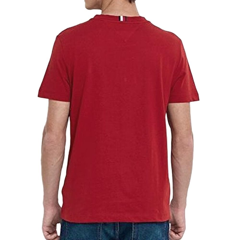 T-shirt Rouge Homme Tommy Hilfiger Printed 2