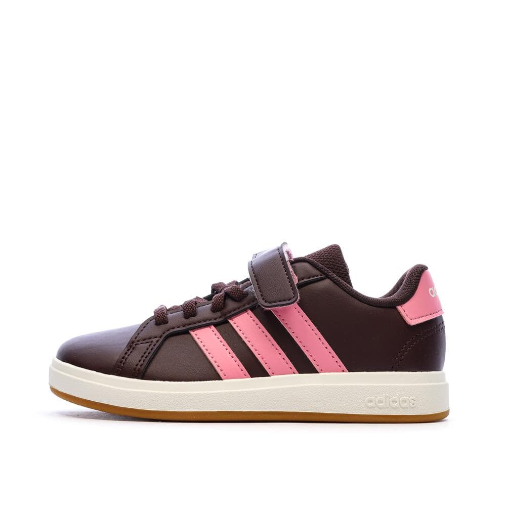 Baskets Prunes/Roses Fille Adidas Grand Court 2.0 1