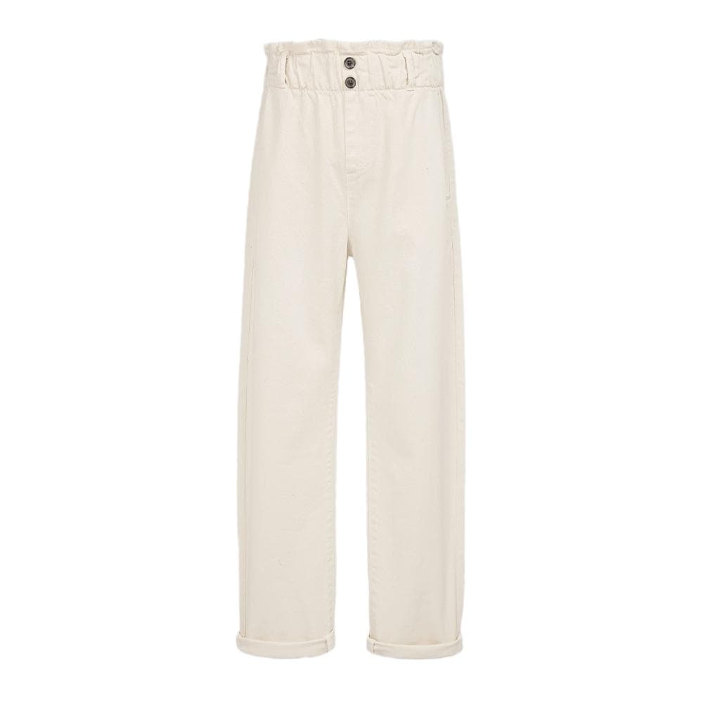 Jean Blanc Fille Teddy Smith Paperbag 1