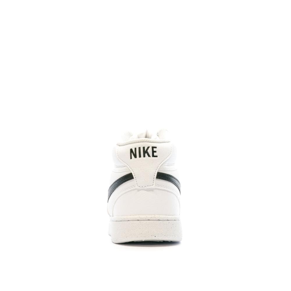 Baskets Blanche/Noir Homme Nike Court Vision Mid 3