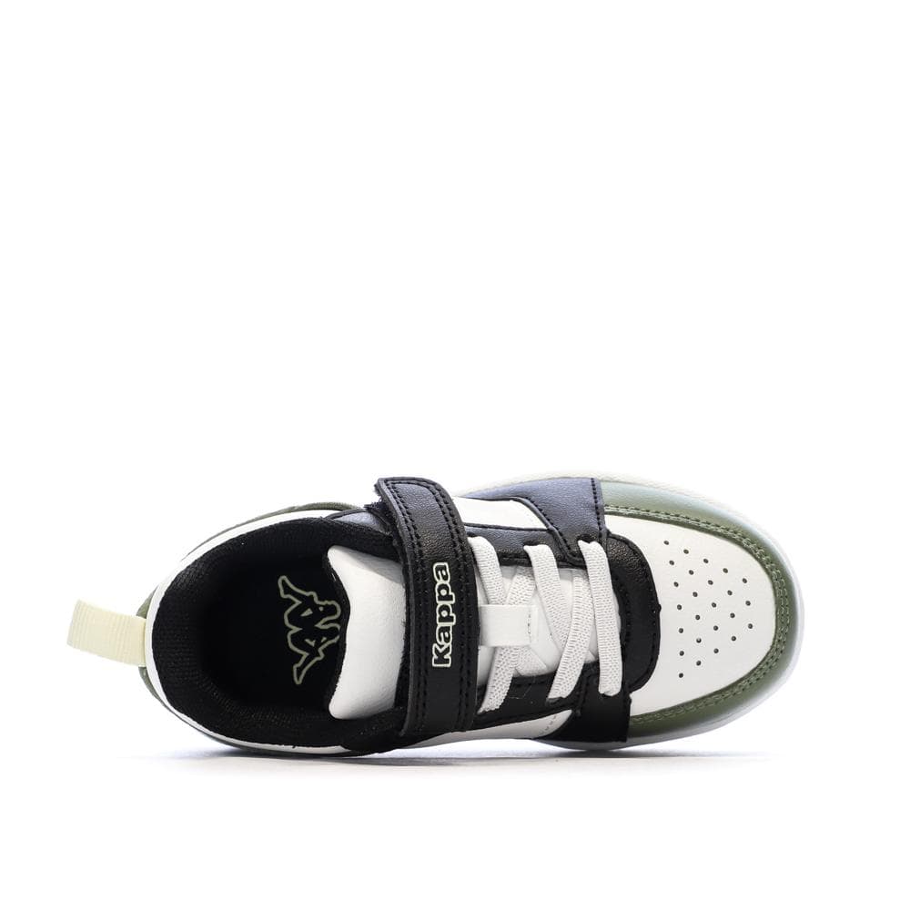 Baskets Blanc/Vert Garçon Kappa Logo Shay 1.0 4